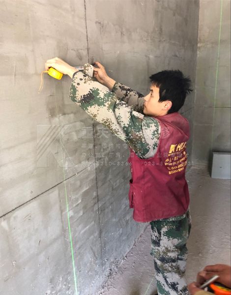 岳池酒店裝修施工現(xiàn)場放線工程